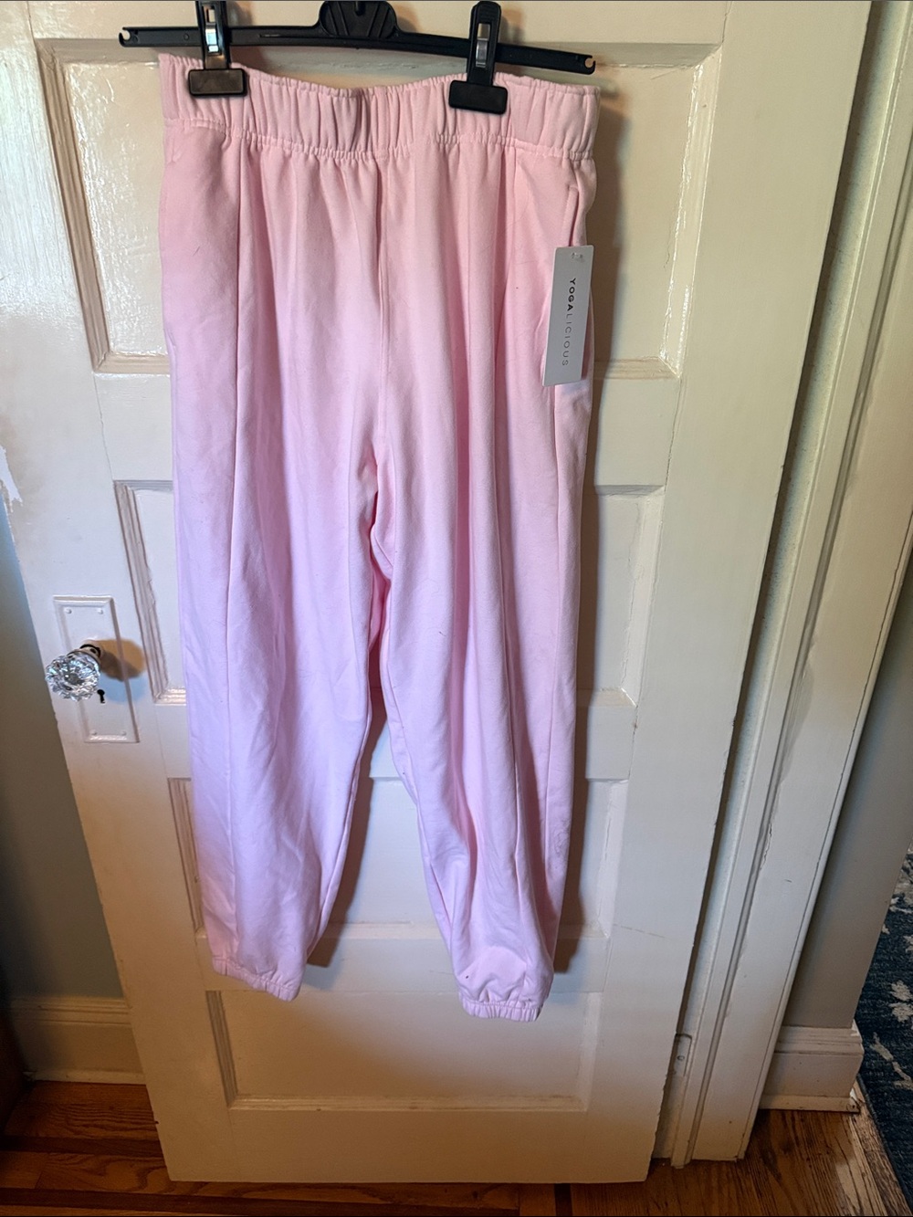 Yogalicious Pink Women’s Cloud Plush Traverse SweatPants